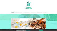 Desktop Screenshot of farmaciasantolaya.com